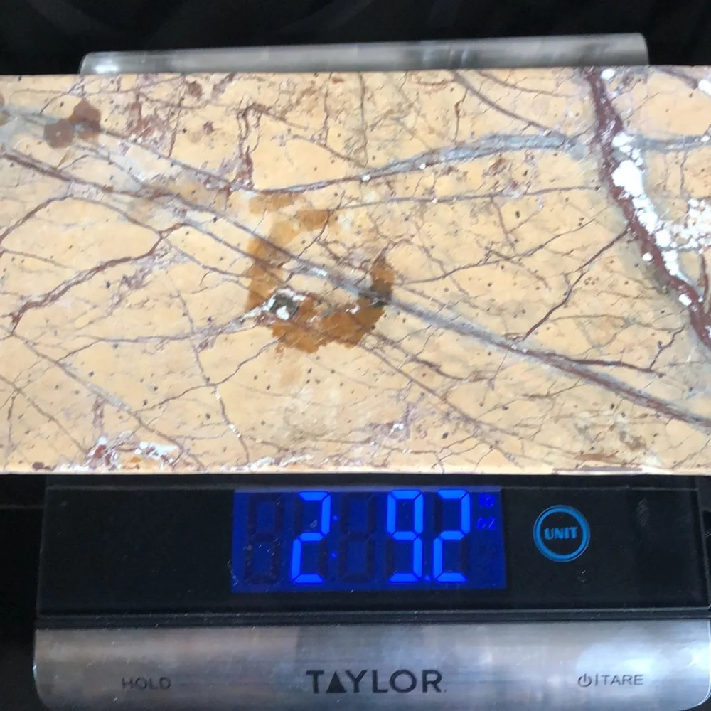 Marble Stone tray 12” x 5”